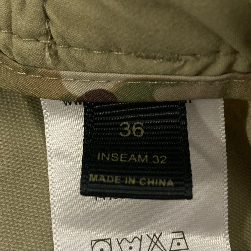 Free Soldier Tactical Gear Pants Mens 36 Khaki Cargo Security Belted Quick Dry - Picture 14 of 16